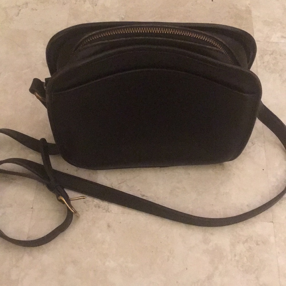 Vintage Coach Black Crossbody Bag